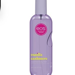 eos Vanilla Cashmere Body Mist in Lavender Bottle